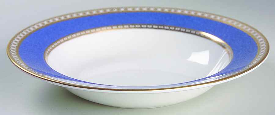 Ulander Powder Blue Rim Soup Bowl by Wedgwood-1