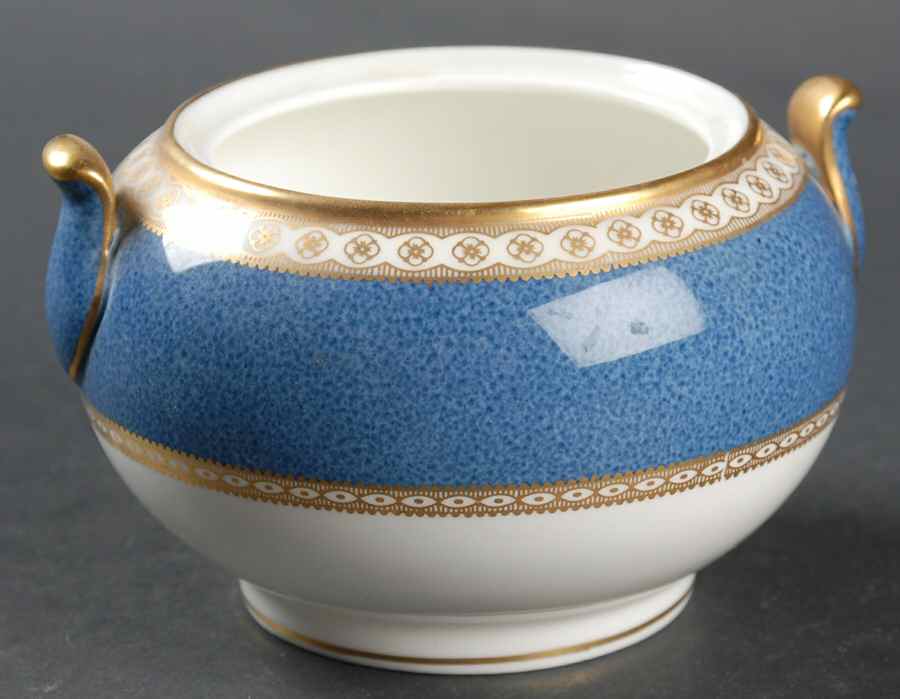 Ulander Powder Blue 146 Shape Sugar Bowl No Lid by Wedgwood-1