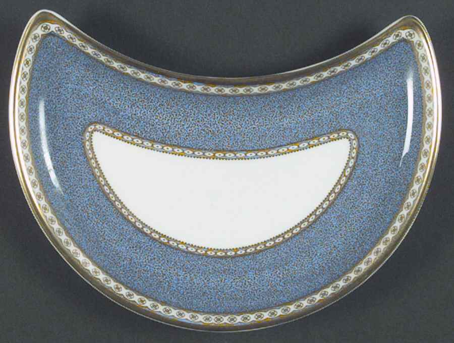 Ulander Powder Blue Crescent Salad Plate by Wedgwood-1