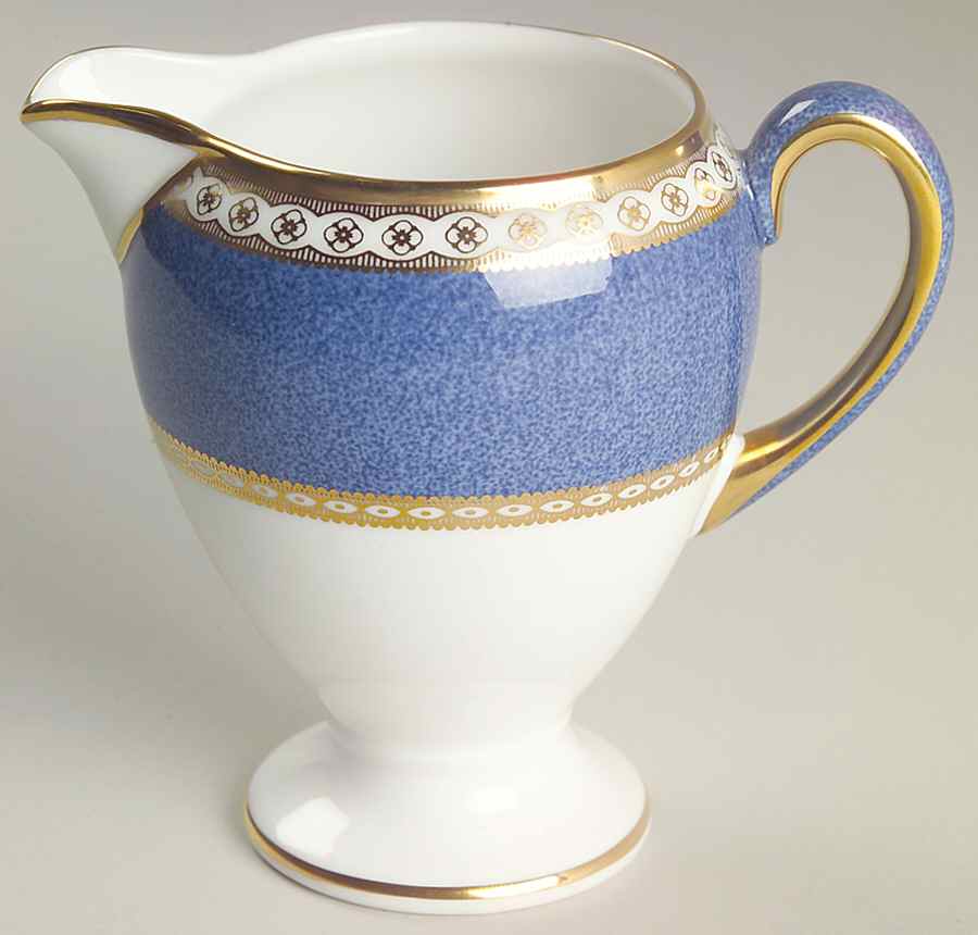 Ulander Powder Blue Globe Shape Creamer by Wedgwood-1