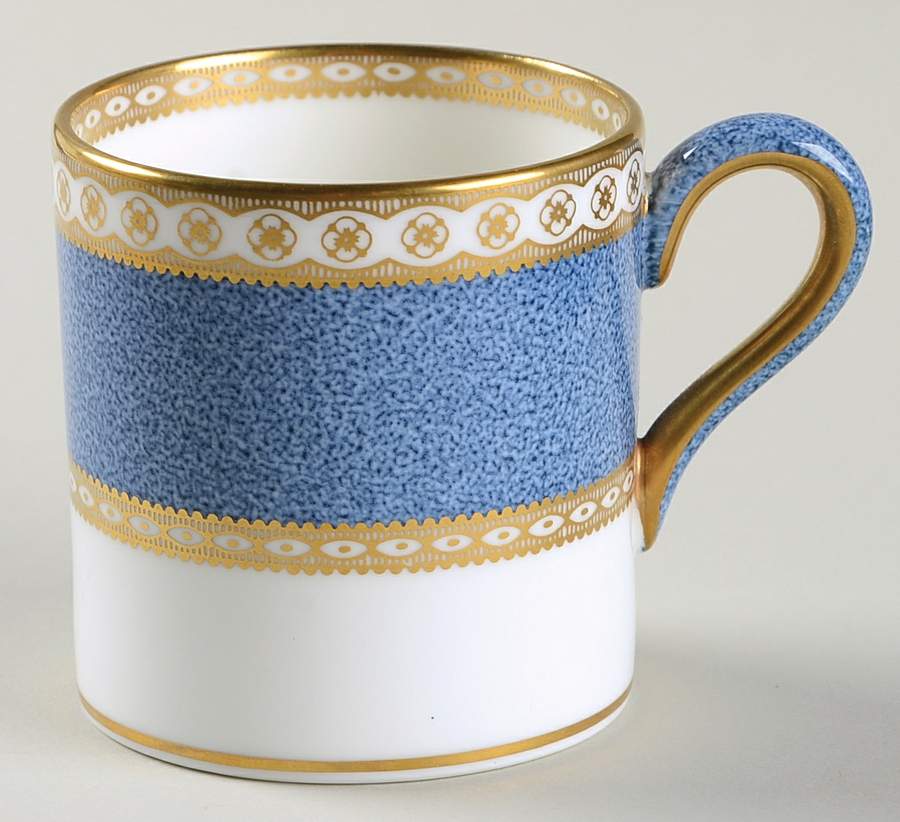 Ulander Powder Blue Bond Shape Demitasse Cup by Wedgwood-1