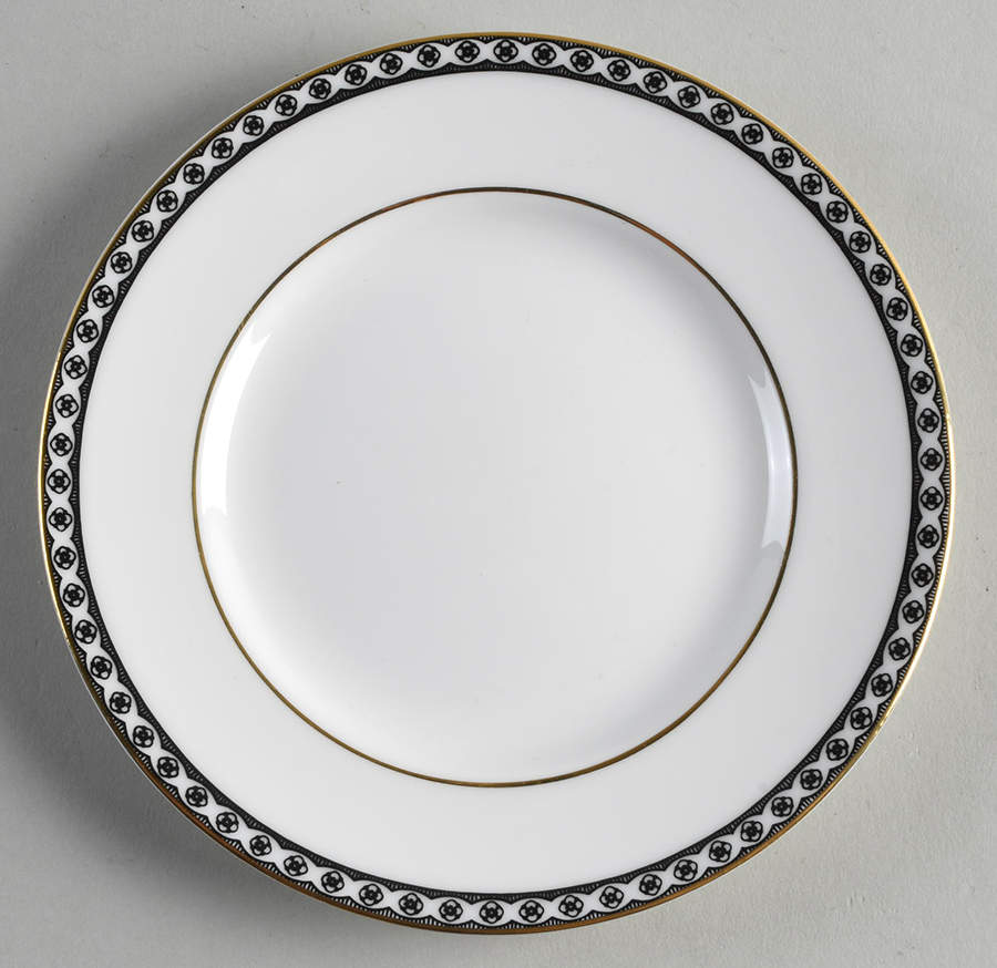 Ulander Black Bread & Butter Plate by Wedgwood-1