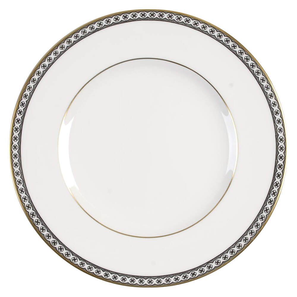 Ulander Black Salad/Dessert Plate by Wedgwood-1