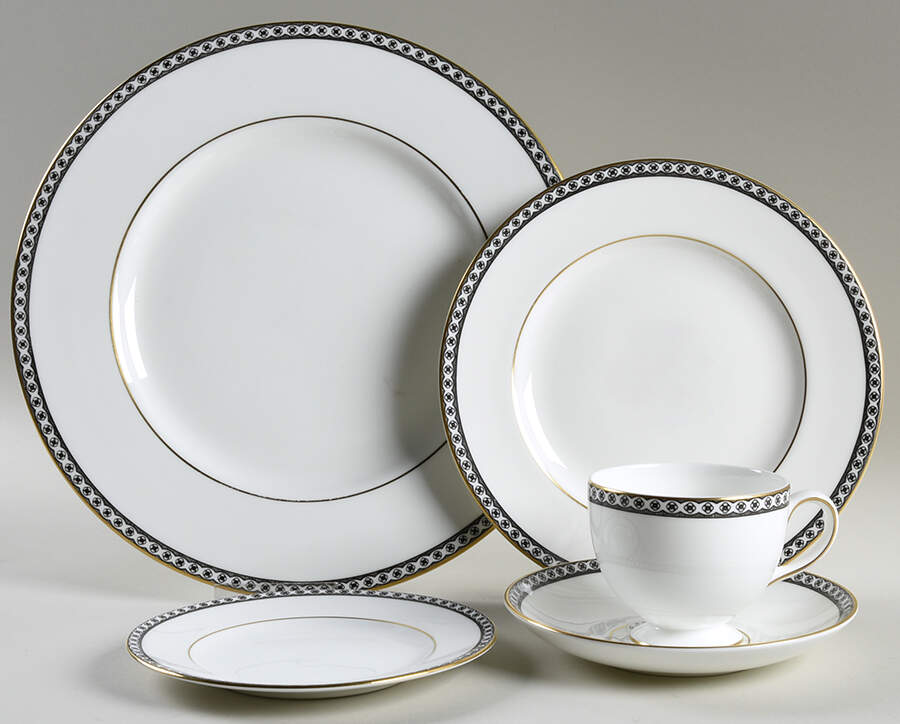 Ulander Black 40  Piece Estate Set by Wedgwood-1
