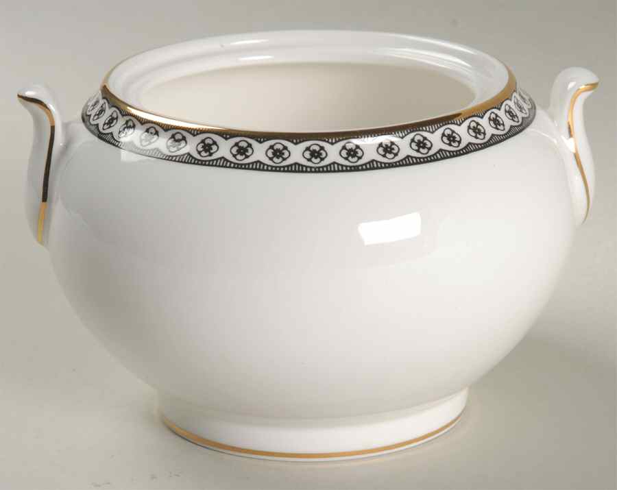 Ulander Black 146 Shape Sugar Bowl No Lid by Wedgwood-1