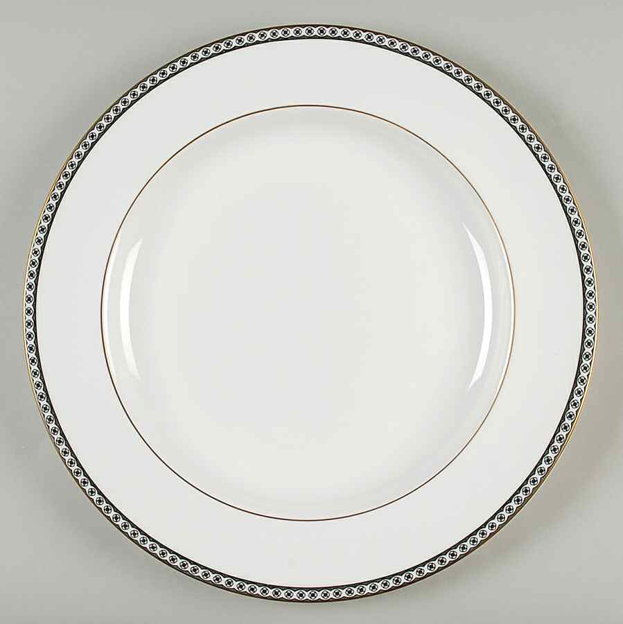 Ulander Black 13" Chop Plate (Round Platter) by Wedgwood-1