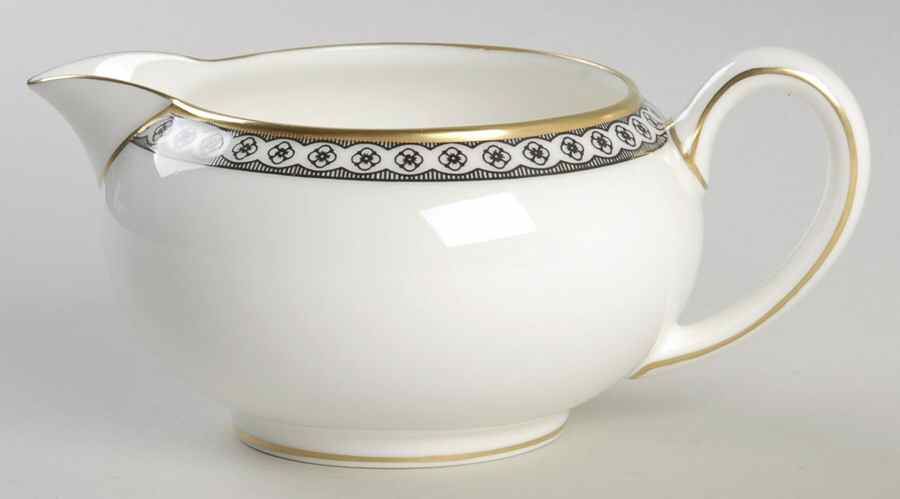 Ulander Black 146 Shape Creamer by Wedgwood-1