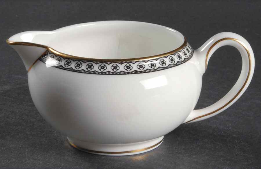 Ulander Black 146 Shape Creamer by Wedgwood-1