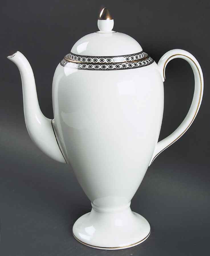 Ulander Black Coffee Pot & Lid by Wedgwood-1