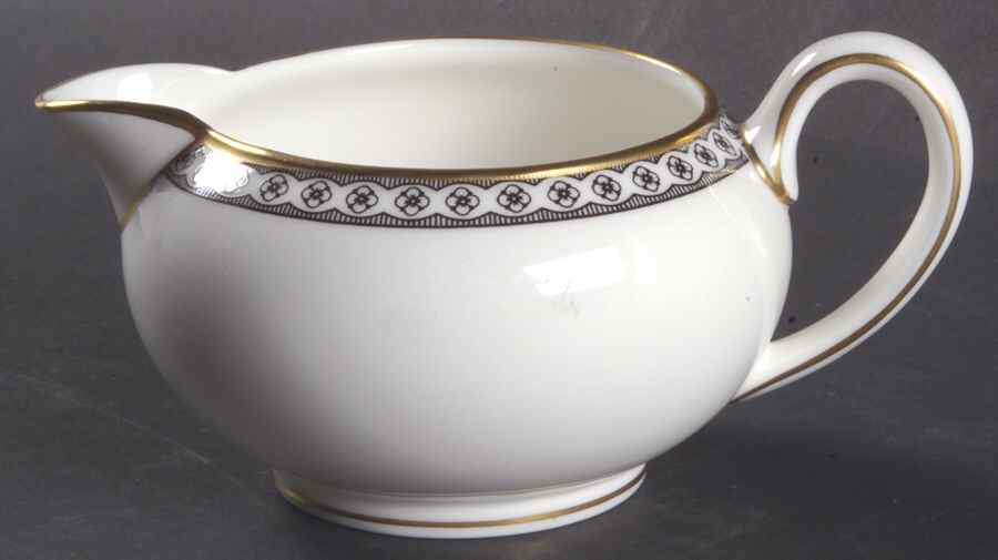 Ulander Black 146 Shape Creamer by Wedgwood-1