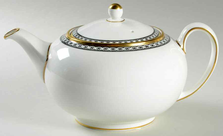 Ulander Black Teapot & Lid by Wedgwood-1