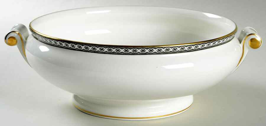 Ulander Black Round Vegetable No Lid by Wedgwood-1