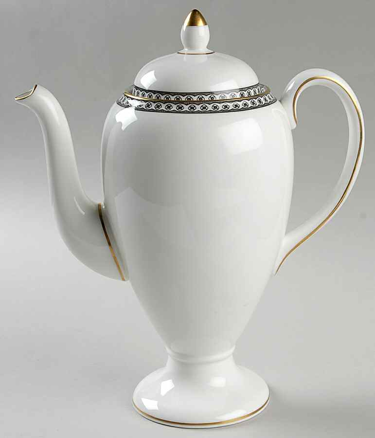 Ulander Black Coffee Pot & Lid by Wedgwood-1