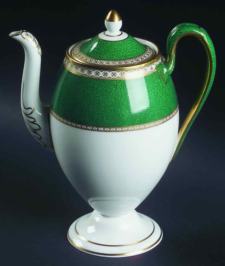 Ulander Powder Green Small Coffee Pot & Lid by Wedgwood-1