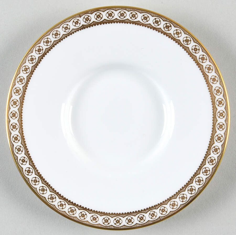 Ulander Gold Saucer for Bond Shape Demitasse Cup by Wedgwood-1