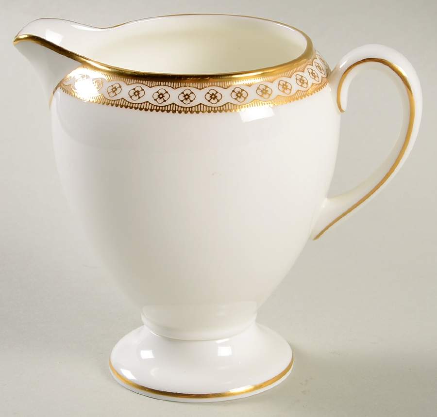 Ulander Gold Globe Shape Creamer by Wedgwood-1