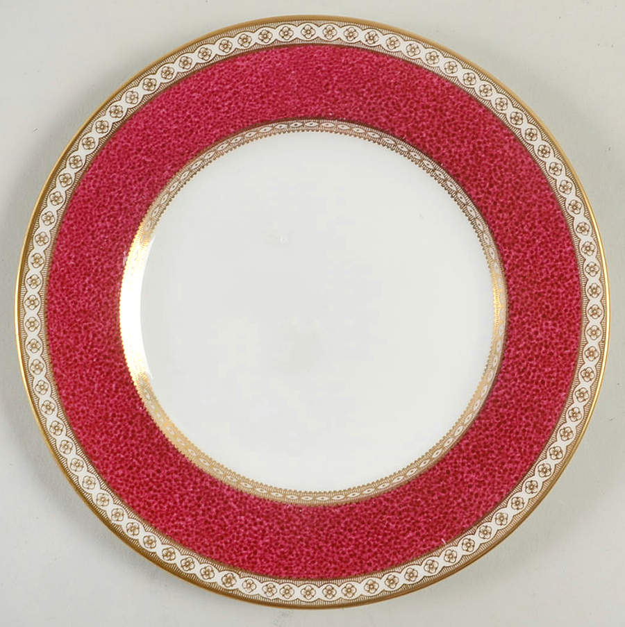 Ulander Powder Ruby Dessert/Pie Plate by Wedgwood-1