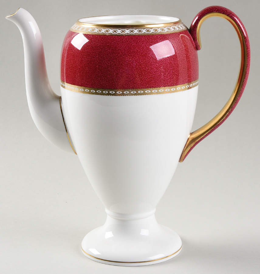 Ulander Powder Ruby Coffee Pot No Lid by Wedgwood-1