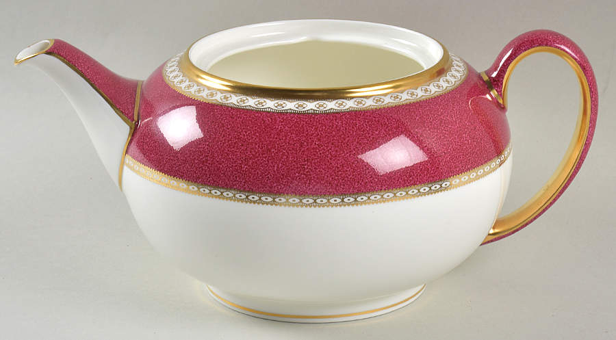 Ulander Powder Ruby Teapot No Lid by Wedgwood-1