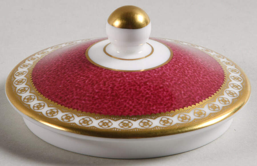 Ulander Powder Ruby Lid for 146 Shape Sugar Bowl by Wedgwood-1