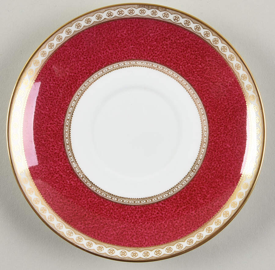 Ulander Powder Ruby Saucer for Cream Soup Bowl by Wedgwood-1