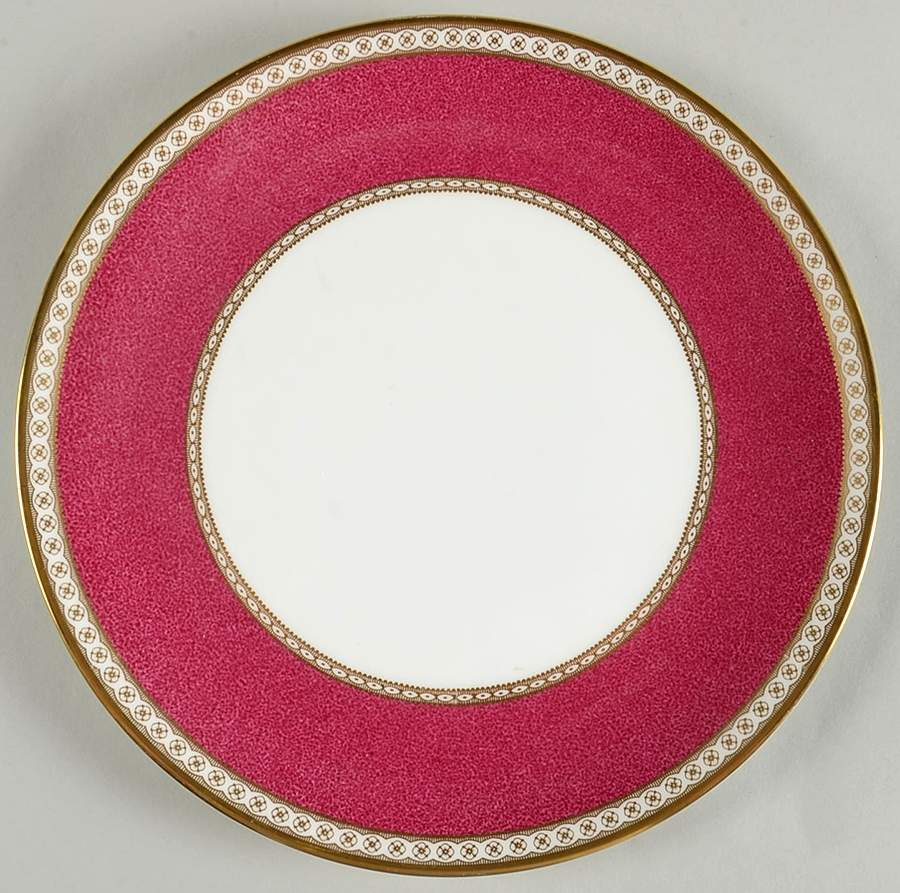 Ulander Powder Ruby Cake Plate by Wedgwood-1