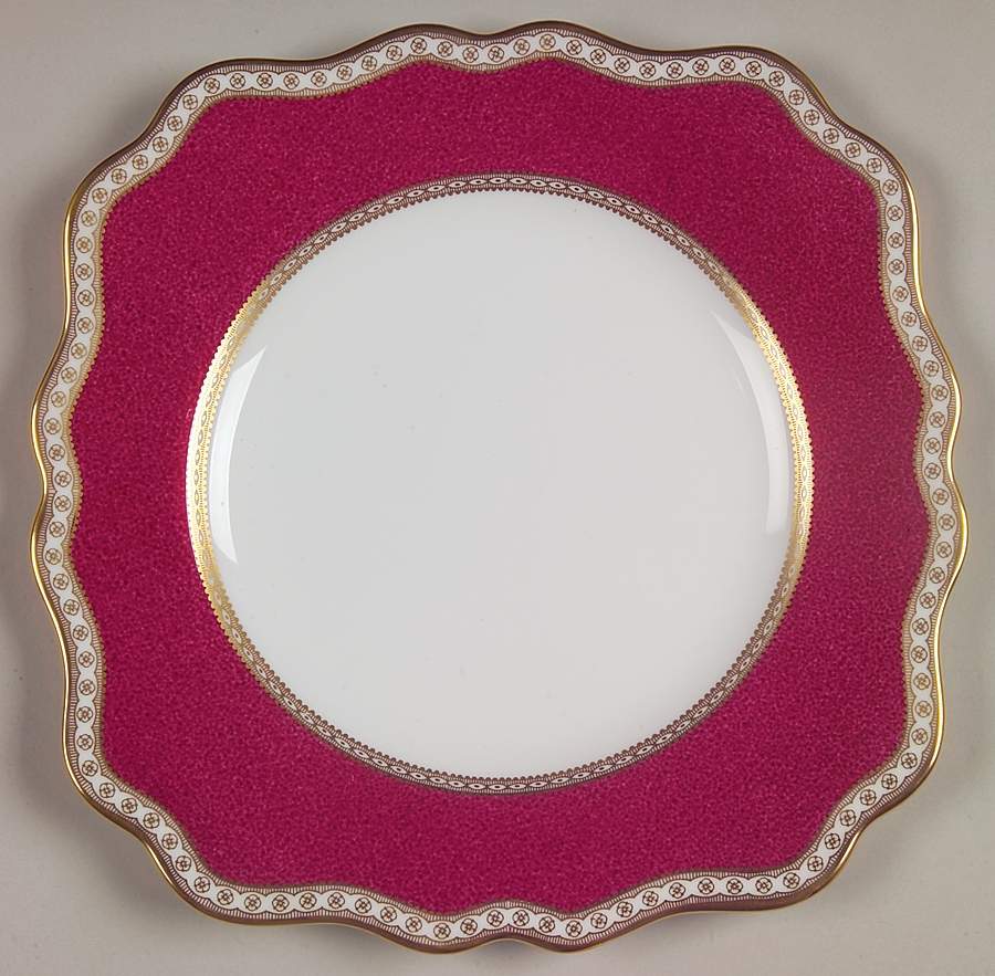 Ulander Powder Ruby Square Luncheon Plate by Wedgwood-1