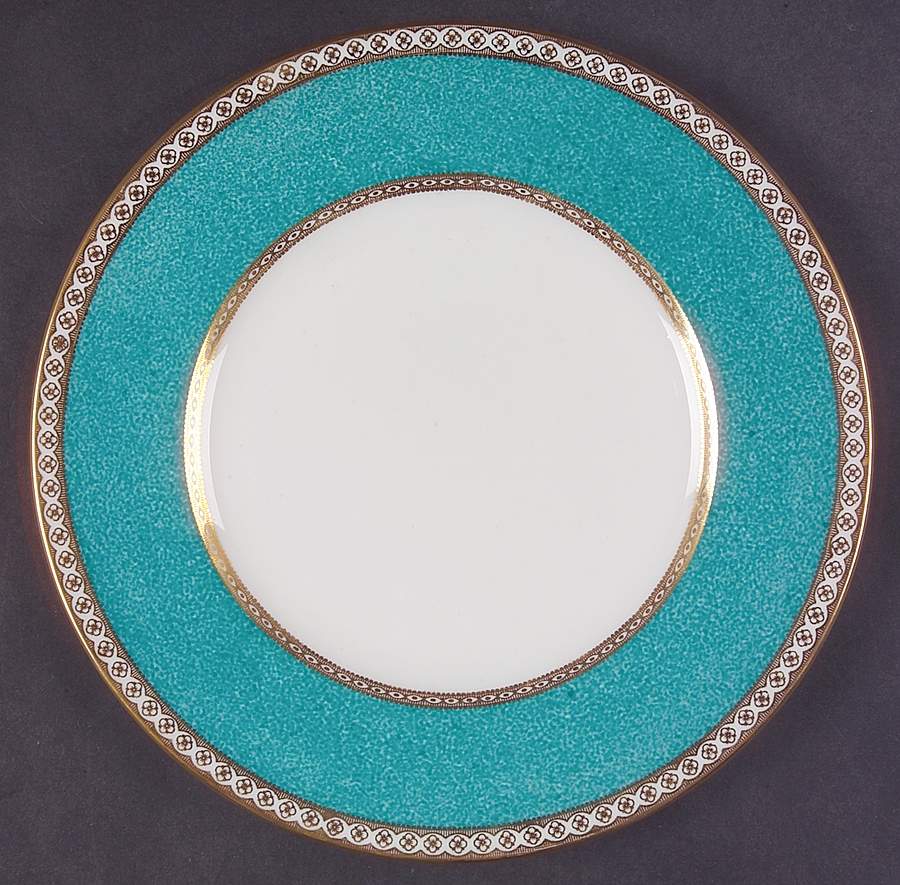 Ulander Powder Turquoise Luncheon Plate by Wedgwood-1