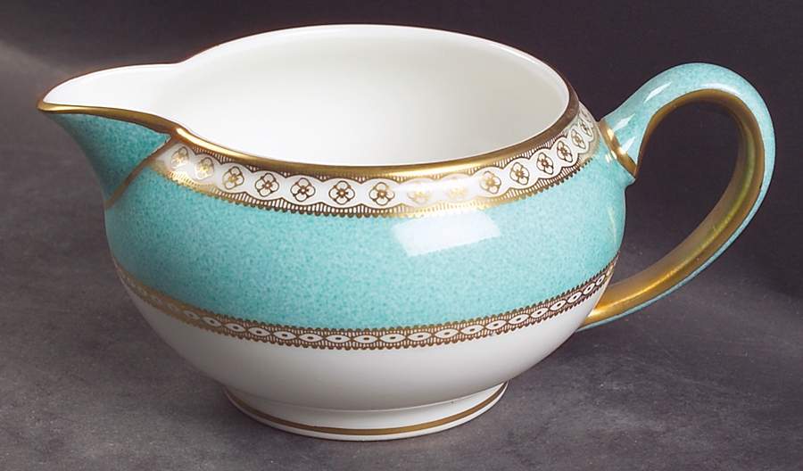 Ulander Powder Turquoise 146 Shape Creamer by Wedgwood-1