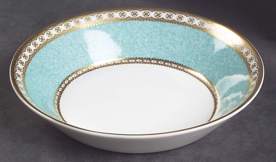 Ulander Powder Turquoise Fruit/Dessert (Sauce) Bowl by Wedgwood-1