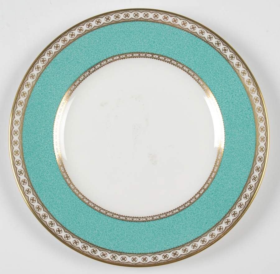Ulander Powder Turquoise Dessert/Pie Plate by Wedgwood-1