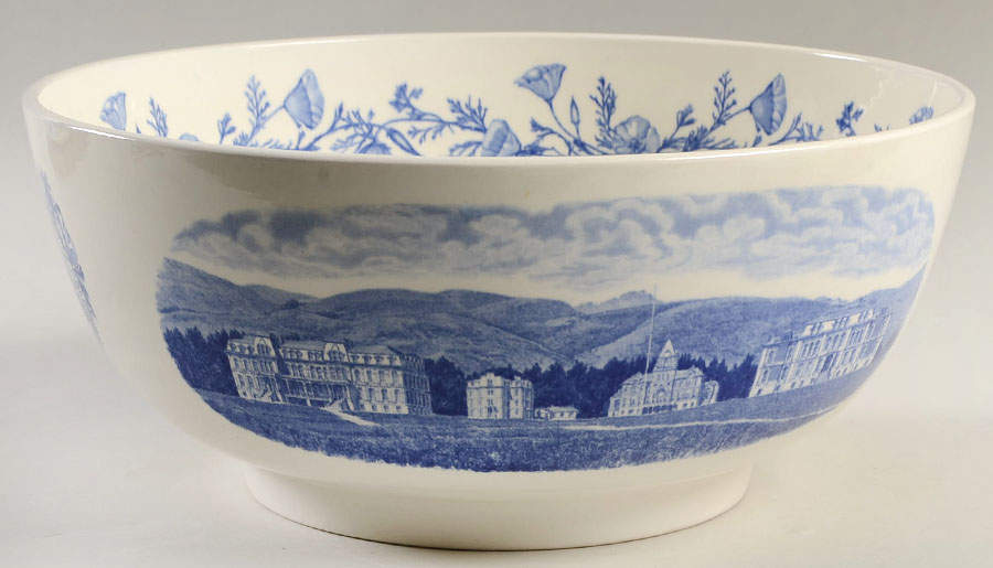 University of California Blue 11" Large Salad Serving Bowl by Wedgwood-1