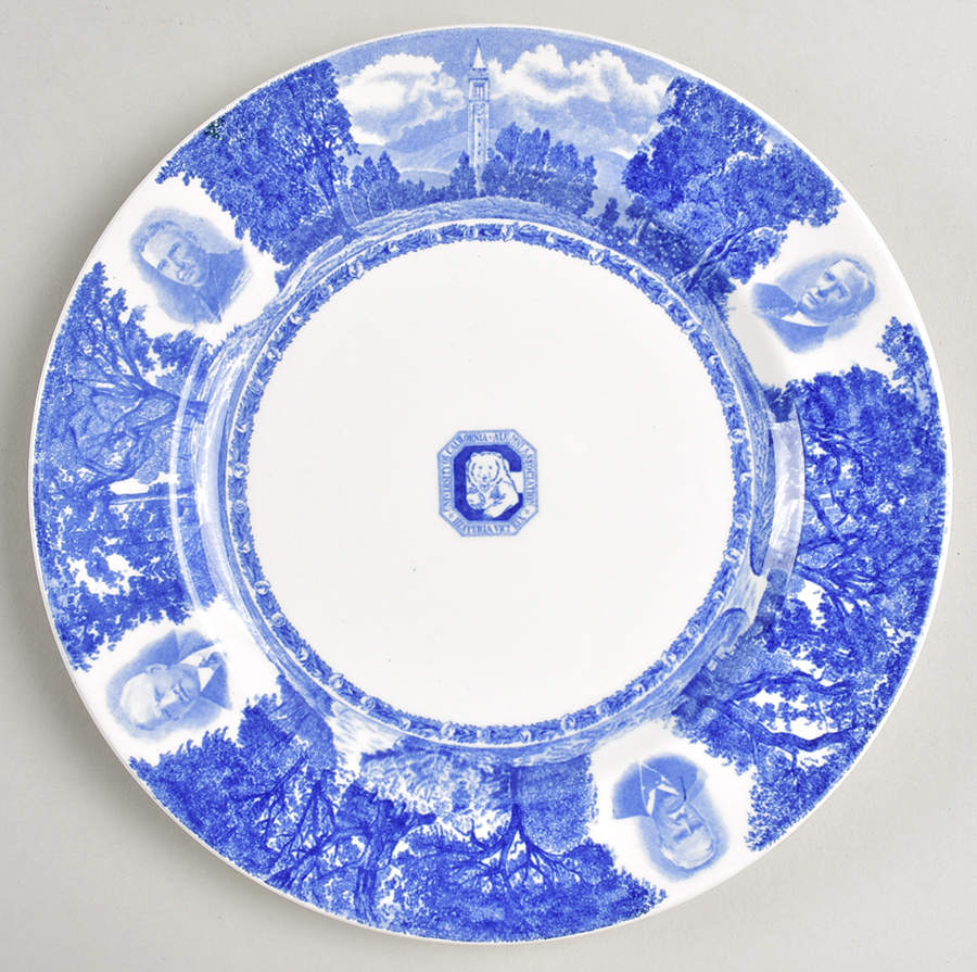 University of California Blue Salad Plate by Wedgwood-1