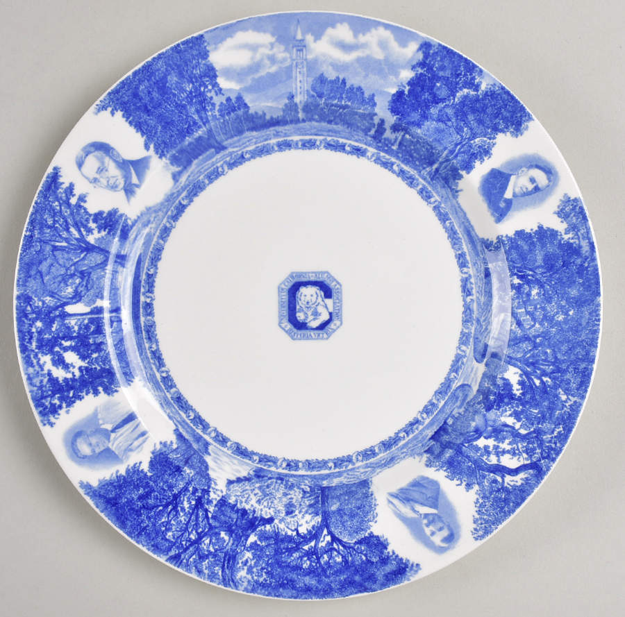 University of California Blue Salad Plate by Wedgwood-1