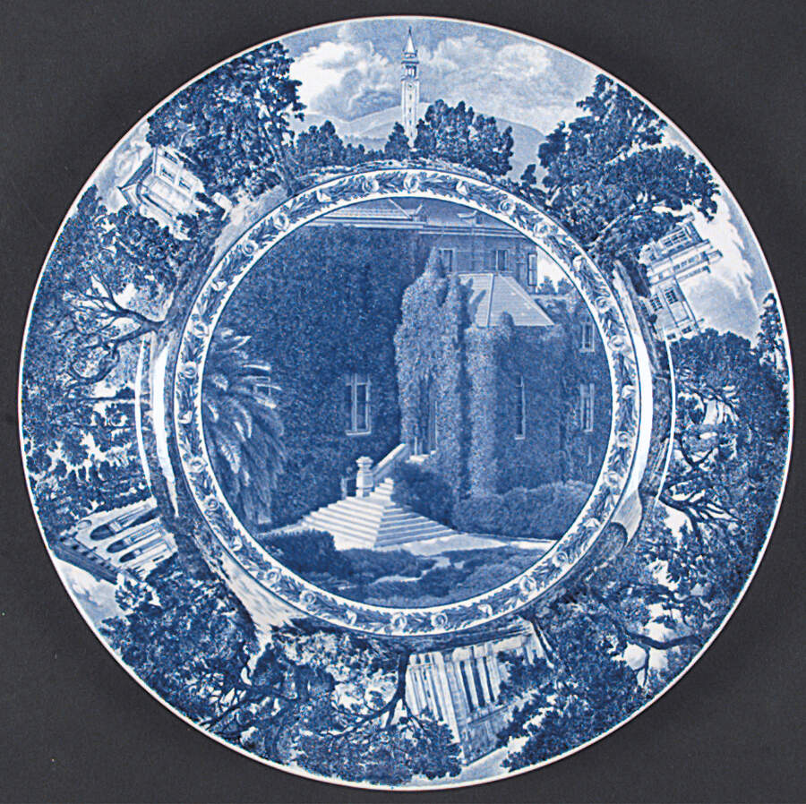 University of California Blue Dinner Plate by Wedgwood-1