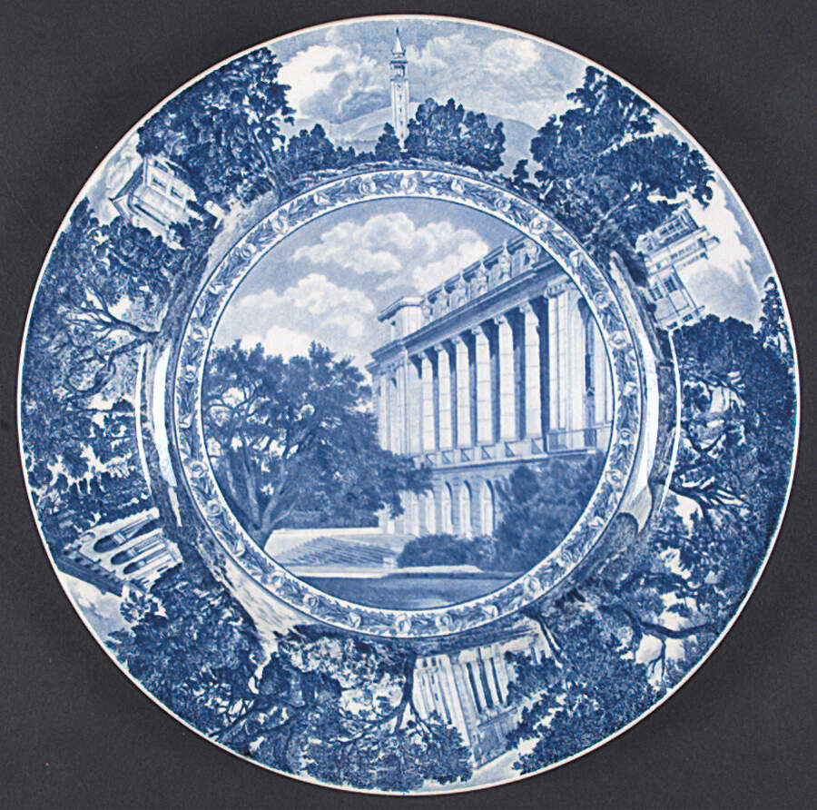 University of California Blue Dinner Plate by Wedgwood-1
