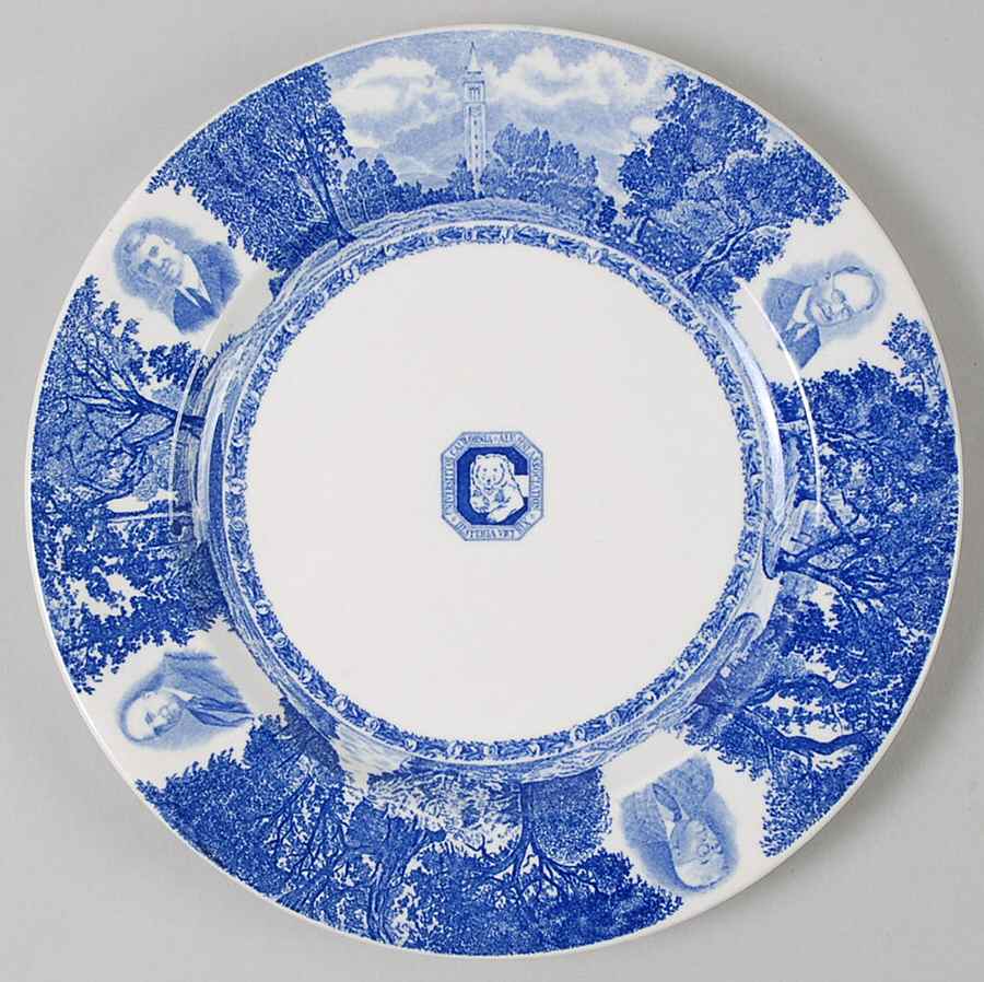 University of California Blue Salad Plate by Wedgwood-1
