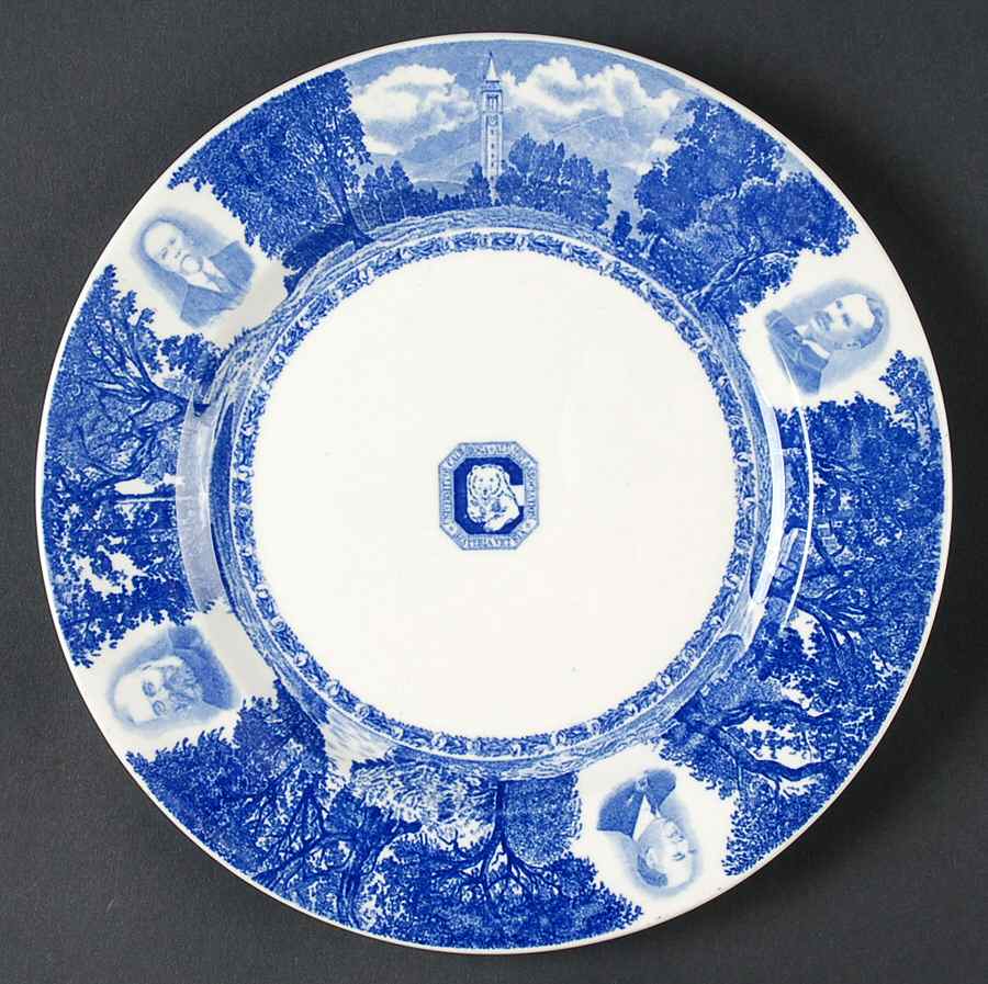 University of California Blue Salad Plate by Wedgwood-1