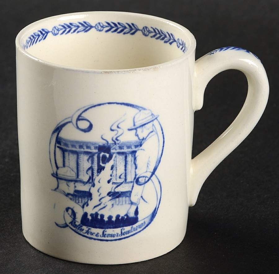 University of California Blue Flat Demitasse Cup by Wedgwood-1
