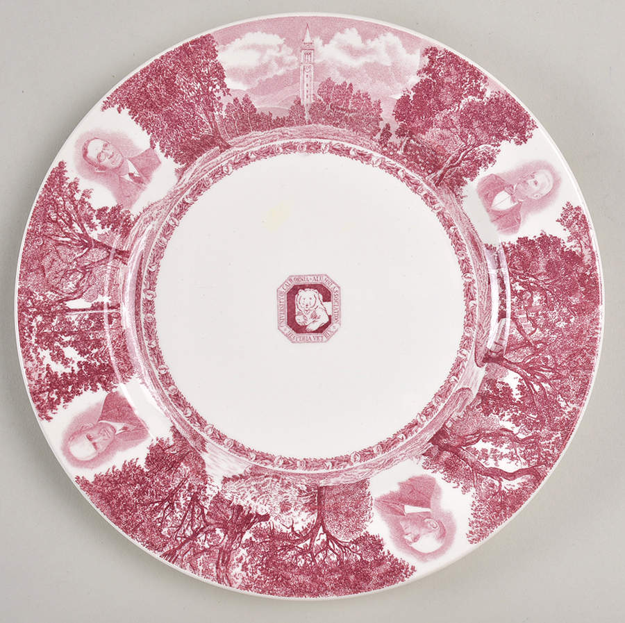 University of California Mulberry Salad Plate by Wedgwood-1