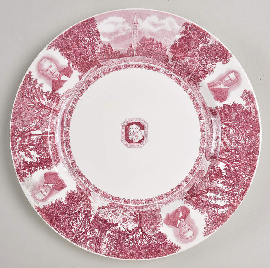 University of California Mulberry Salad Plate by Wedgwood-1