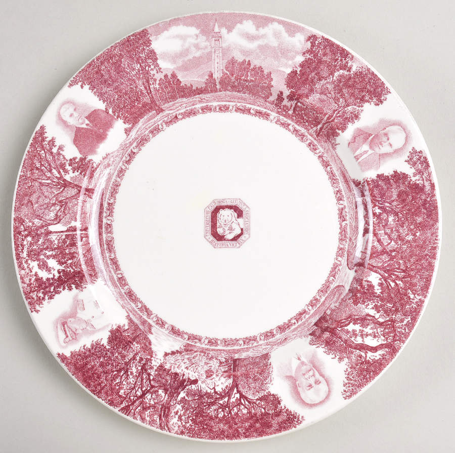 University of California Mulberry Salad Plate by Wedgwood-1