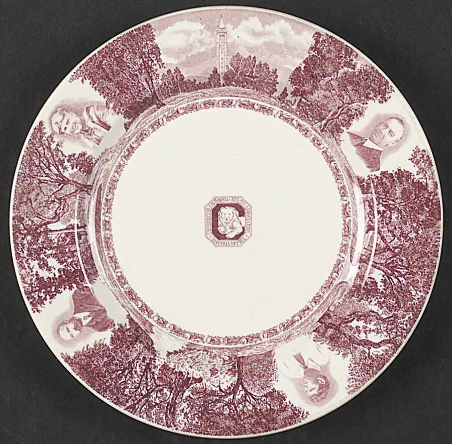 University of California Mulberry Salad Plate by Wedgwood-1