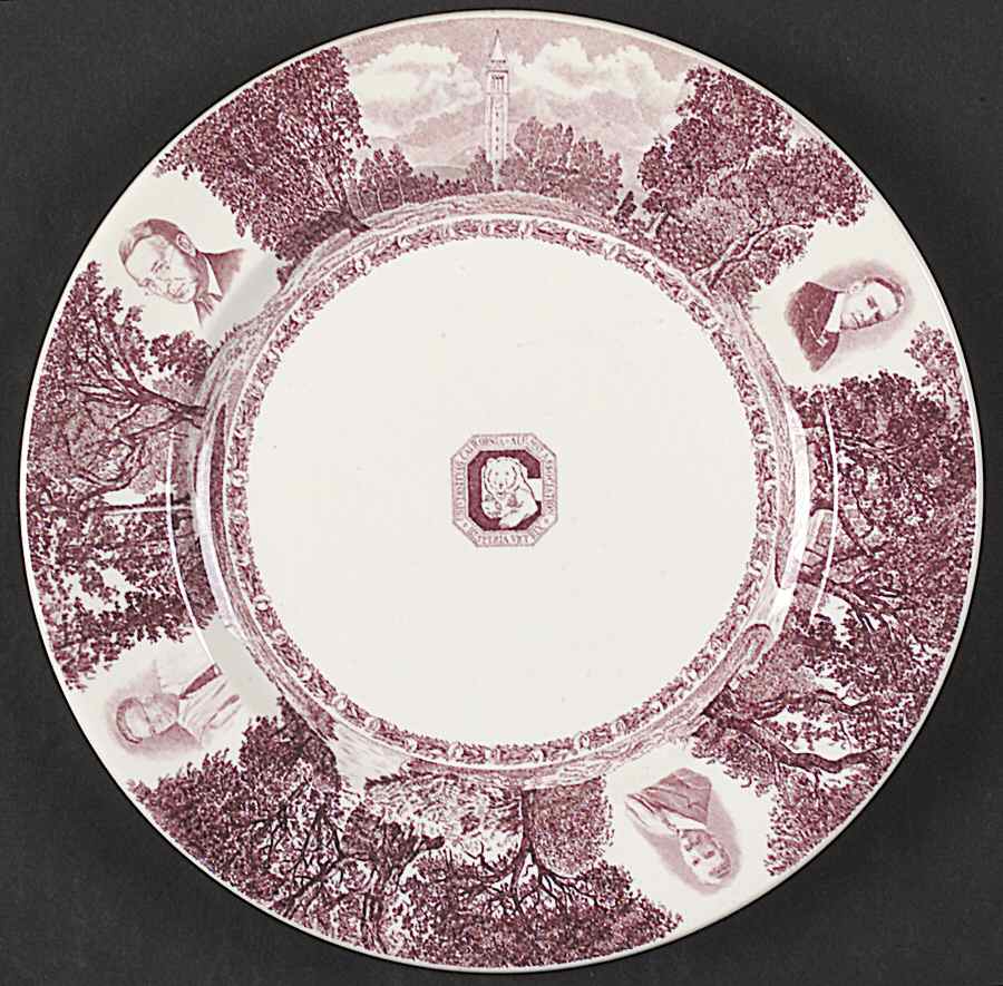 University of California Mulberry Salad Plate by Wedgwood-1