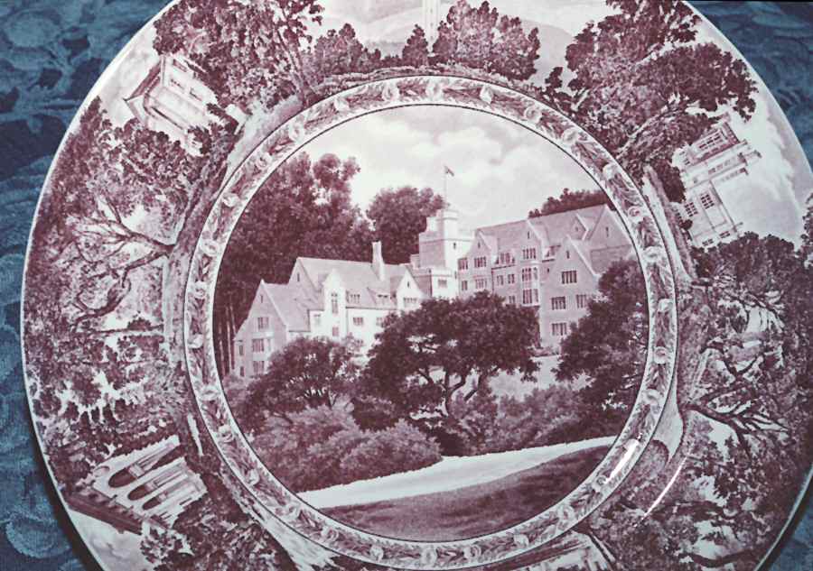 University of California Mulberry Dinner Plate by Wedgwood-1