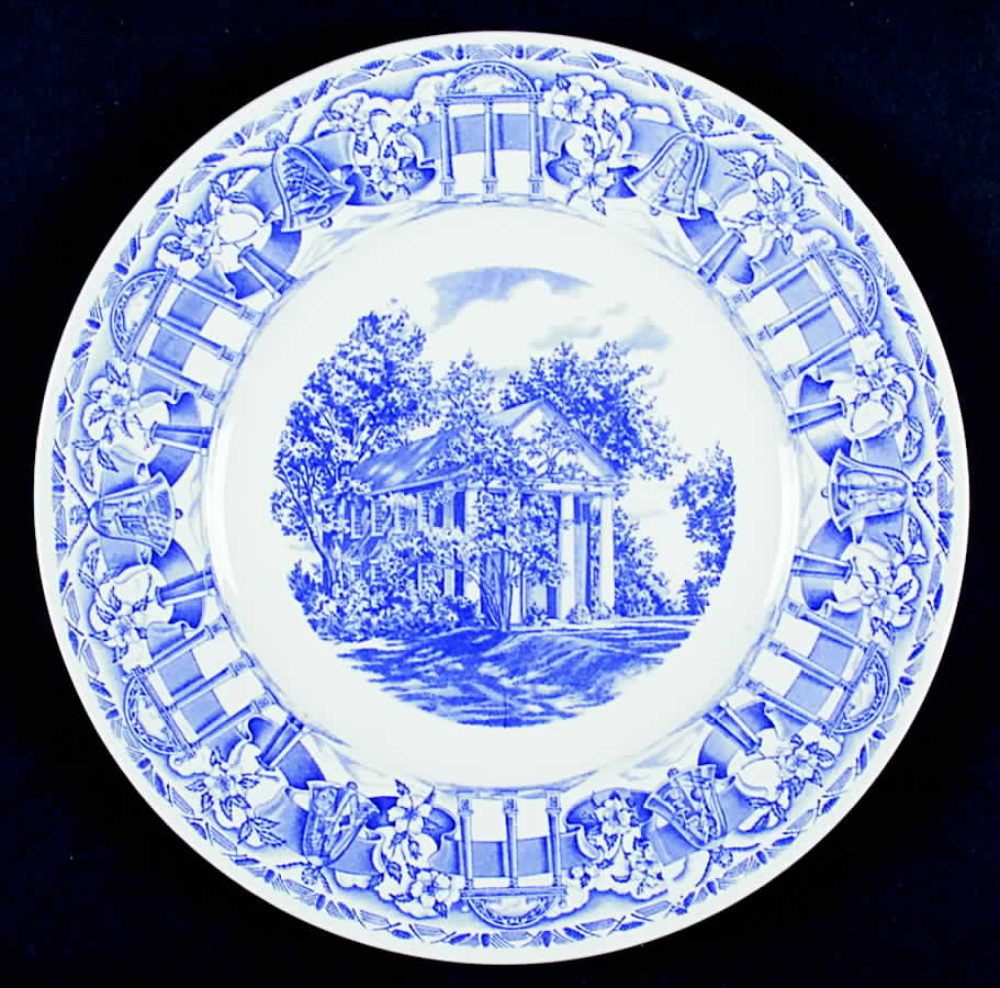 University of Georgia Blue Dinner Plate by Wedgwood-1