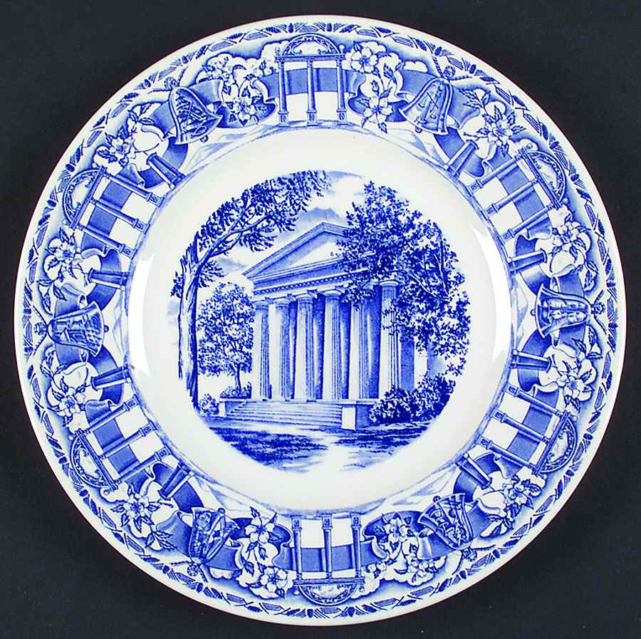 University of Georgia Blue Dinner Plate by Wedgwood-1