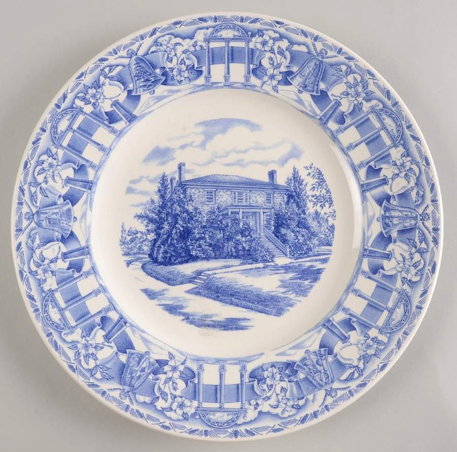 University of Georgia Blue Dinner Plate by Wedgwood-1