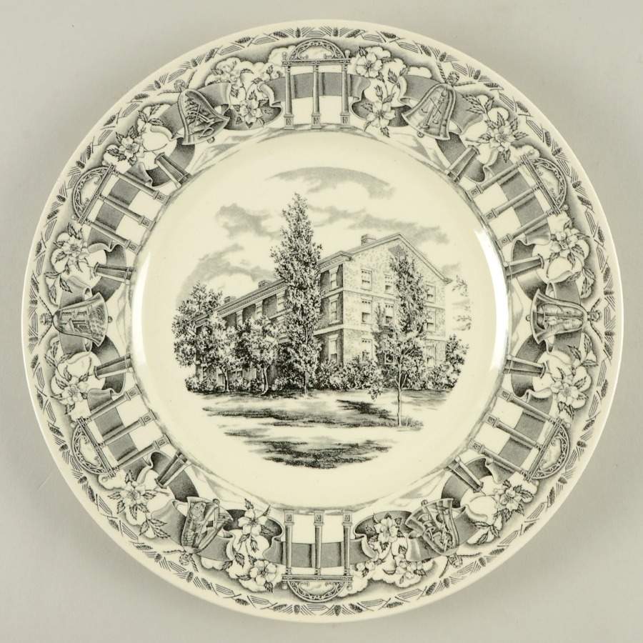 University of Georgia Black Dinner Plate by Wedgwood-1
