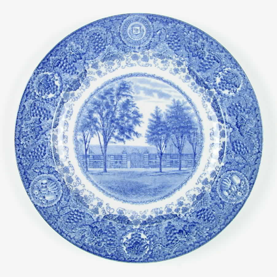 University of Michigan Blue Dinner Plate by Wedgwood-1